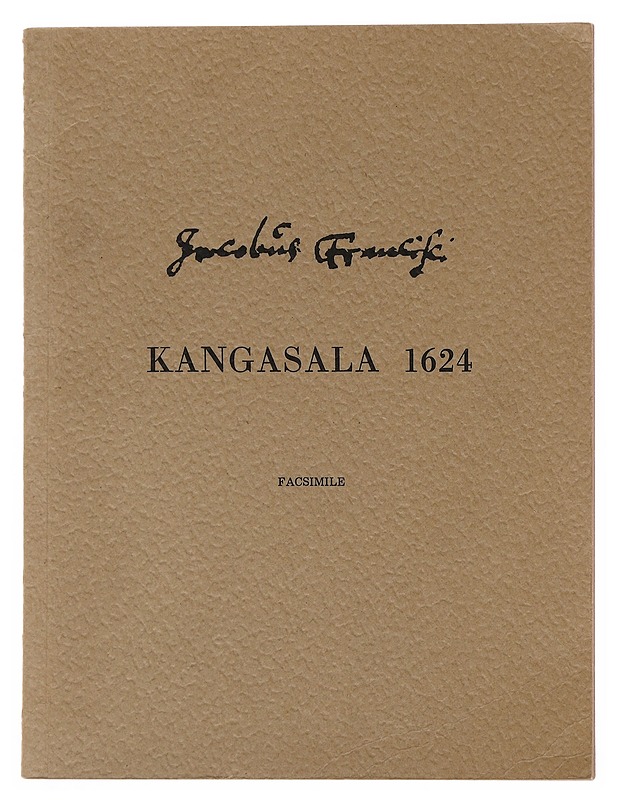 Kangasala 1624 - Jacobus Francisci - Musiikki- ja elokuvakirjat - 10105513206 - 0