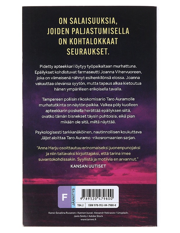 Jäljet - Anna Harju - Jännitys ja dekkarit - 10105513208 - 1