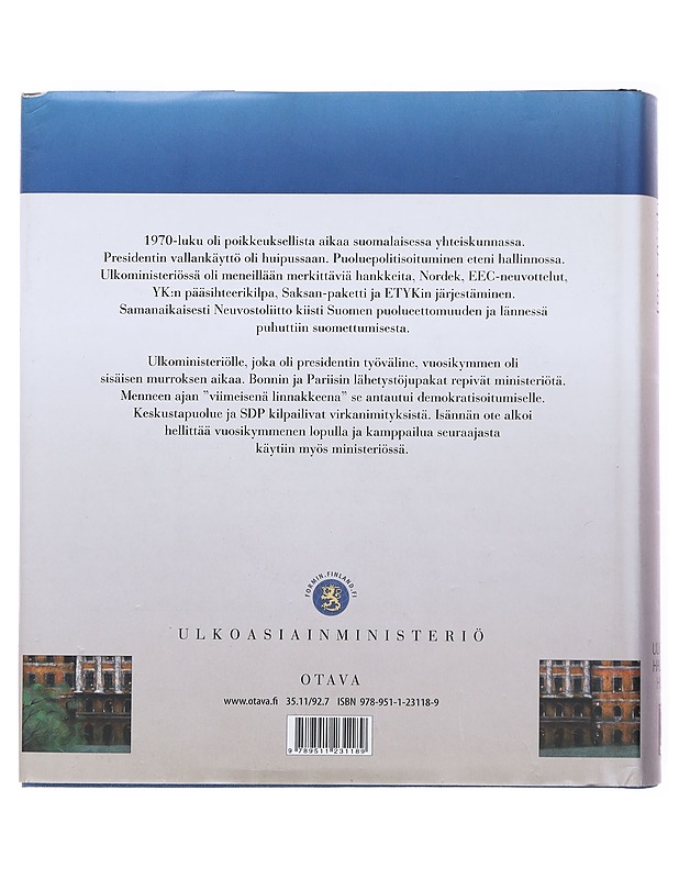 Presidentin ministeriö - Soikkanen, Timo - Historiakirjat - 10105513222 - 1