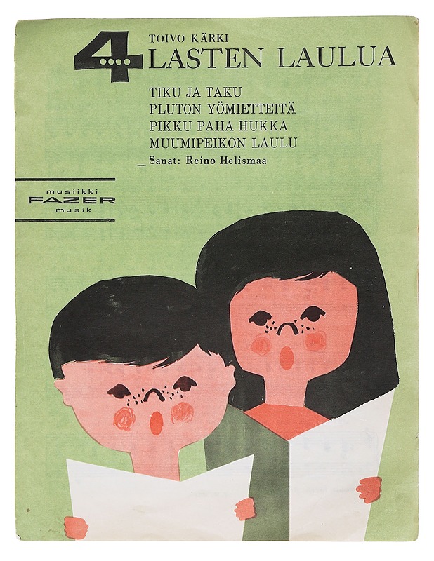 4 lastenlaulua - Kärki , Toivo - Musiikki- ja elokuvakirjat - 10105513243 - 0