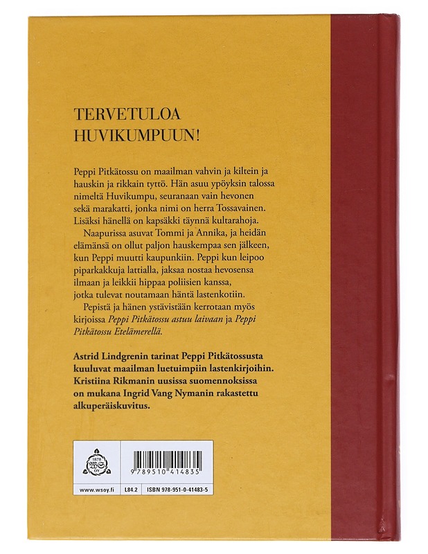 Peppi Pitkätossu - Lindgren, Astrid - Lastenkirjat - 10105513249 - 1