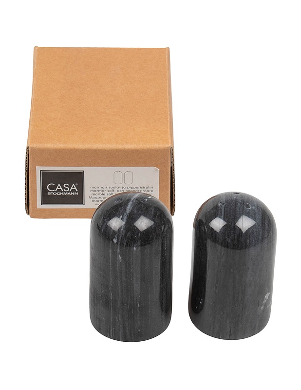 CASA STOCKMANN marmori suola- ja pippurisirotin, 2 kpl - Tarjoiluastiat - 10105513257 - 0
