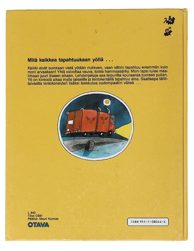 Yökirja - Mauri Kunnas - Lastenkirjat - 10105513276 - 1