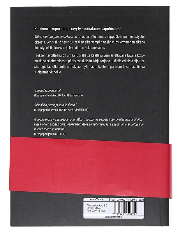 Miten sijoitan pörssiosakkeisiin - Seppo Saario - Tietokirjat ja oppaat - 10105513281 - 1