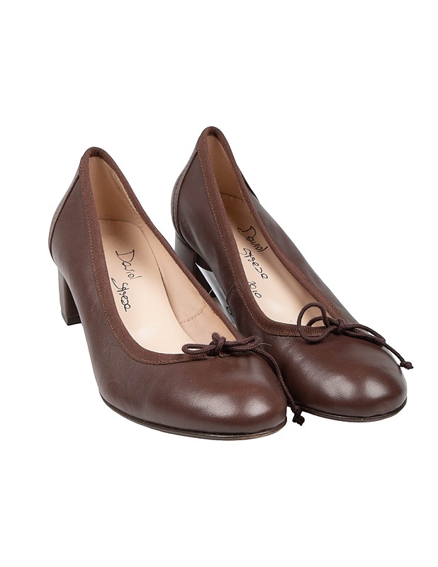 Tummanruskea ballerinat, 38 - Naisten kävelykengät ja tennarit - 10105513314 - 0