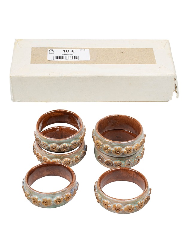 Lautasliinarenkaat, 6 kpl - Muut astiat - 10105513318 - 0