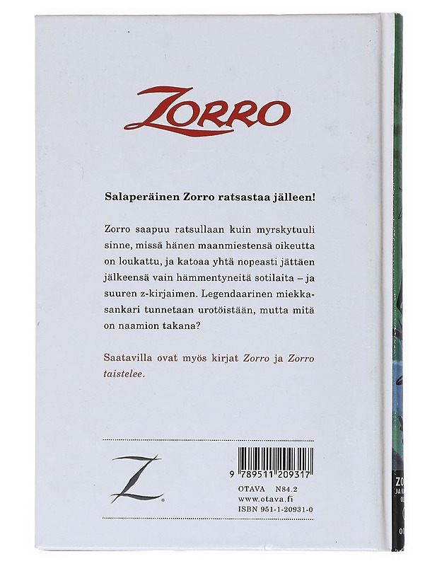 Zorro ja kaksoisolento - Frazee, Steve - Nuorten kirjat - 10105513322 - 1