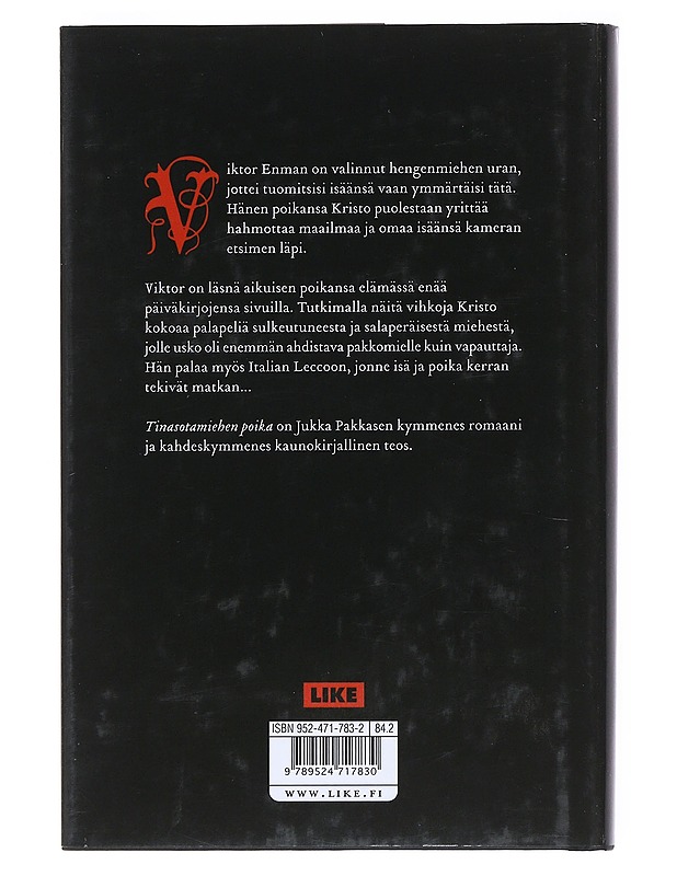 Tinasotamiehen poika - Jukka Pakkanen - Romaanit ja novellit - 10105513339 - 1