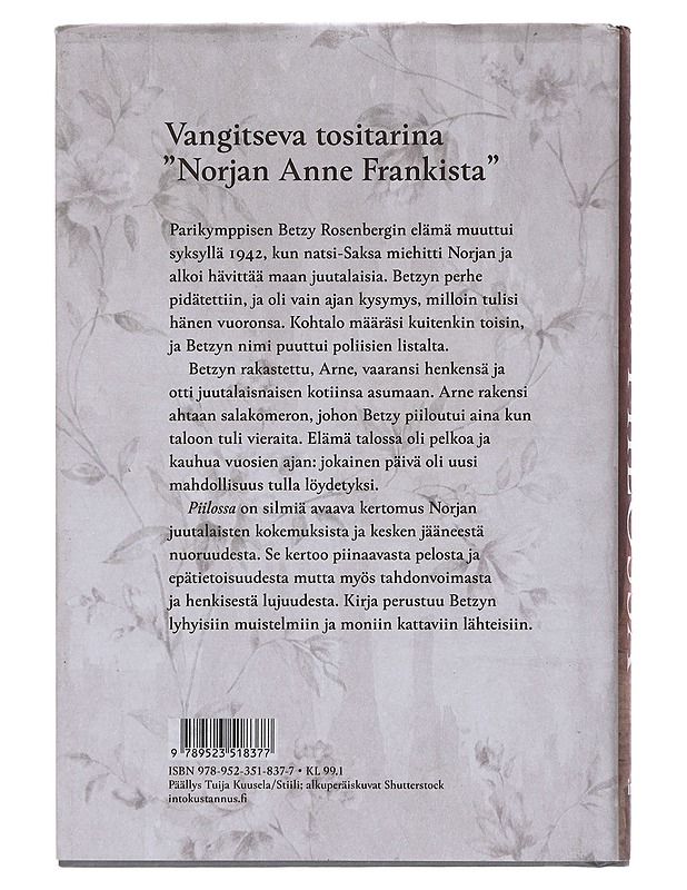 Piilossa : nuoren juutalaisnaisen selviytymistarina - Lindahl, Lena - Elämäkerrat ja muistelmat - 10105513397 - 1