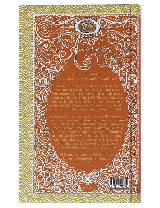 Aamiainen : nautiskelijan ateria - Lehtonen, Anna - Historiakirjat - 10105513402 - 1