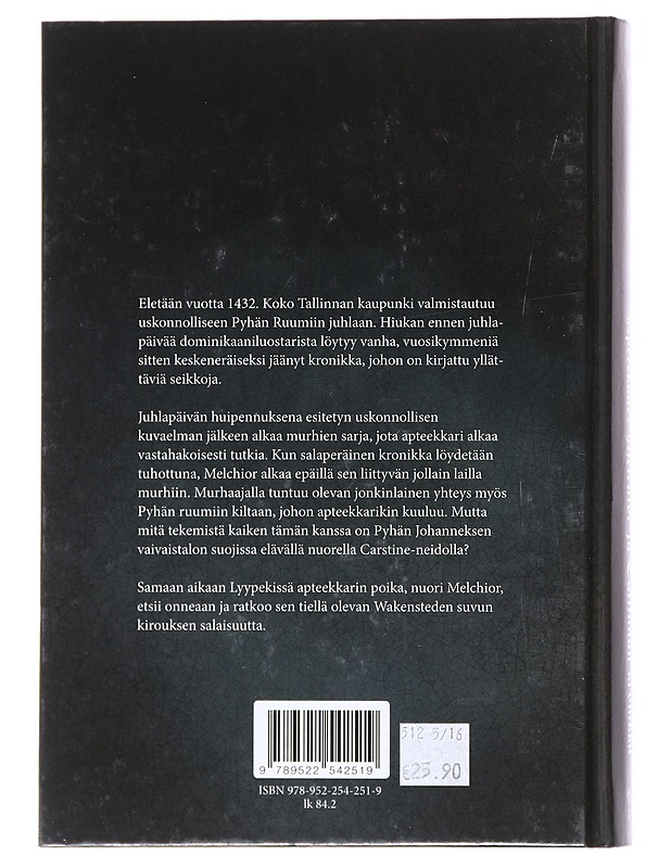 Apteekkari Melchior ja Tallinnan kronikka - Hargla, Indrek - Jännitys ja dekkarit - 10105513452 - 1
