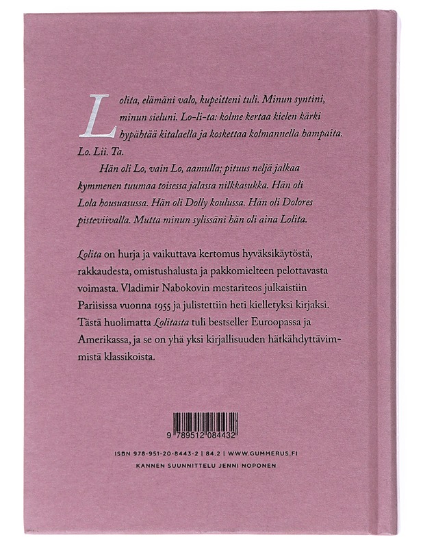 Lolita - Nabokov, Vladimir - Romaanit ja novellit - 10105513465 - 1