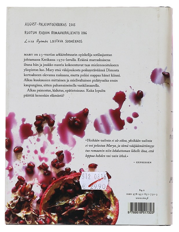 Mary - Fioretos, Aris - Romaanit ja novellit - 10105513468 - 1