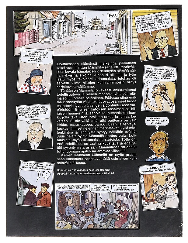 Mämmilä - Sarjakuvia Suomesta - Koivisto, Tarmo - Sarjakuvat - 10105513488 - 1