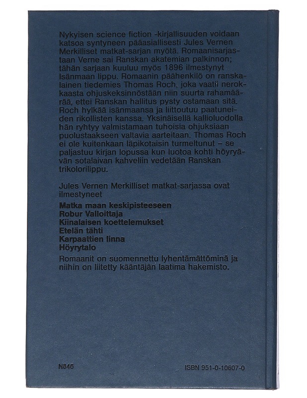 Jules Verne : Isänmaan lippu - Fantasia- ja scifi - 10105513532 - 1