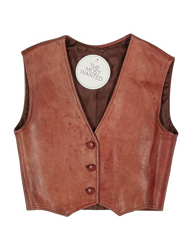 Nahkainen liivi - Naisten takit ja jakut - 10105513573 - 0