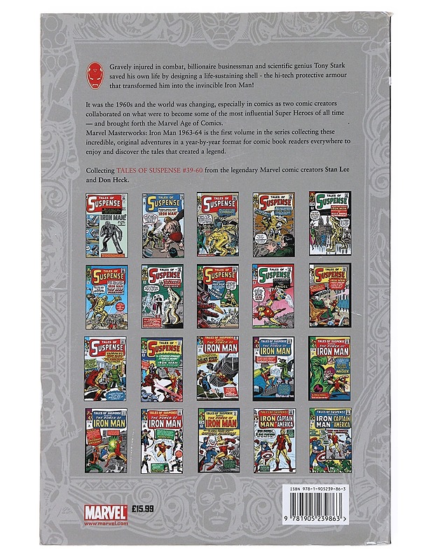 Marvel Masterworks : Iron Man 1963-64 - Stan Lee - Sarjakuvat - 10105513580 - 1