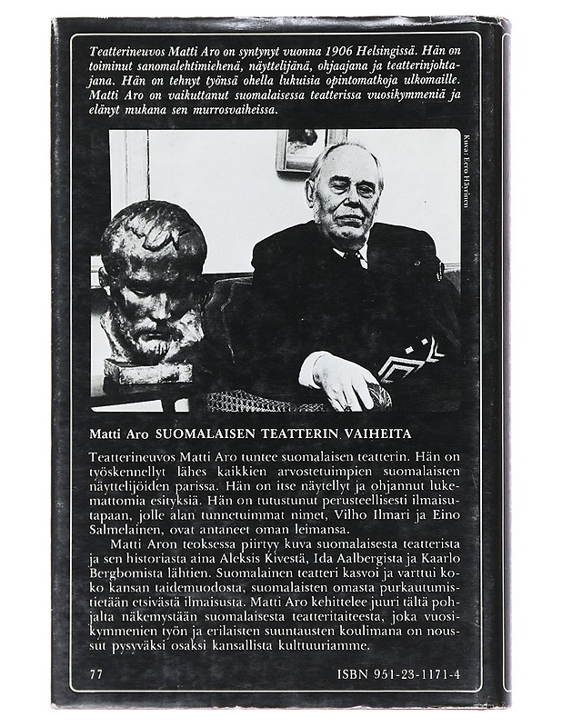 Suomalaisen teatterin vaiheita - Aro, Matti - Tietokirjat ja oppaat - 10105513605 - 1