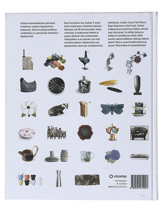 Arabian 9. kerros : taideosasto ja sen taiteilijat - Raija Forsström - Historiakirjat - 10105513617 - 1