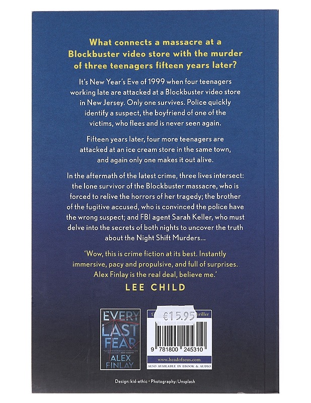 The Night Shift- Alex Finlay - Jännitys ja dekkarit - 10105513649 - 1