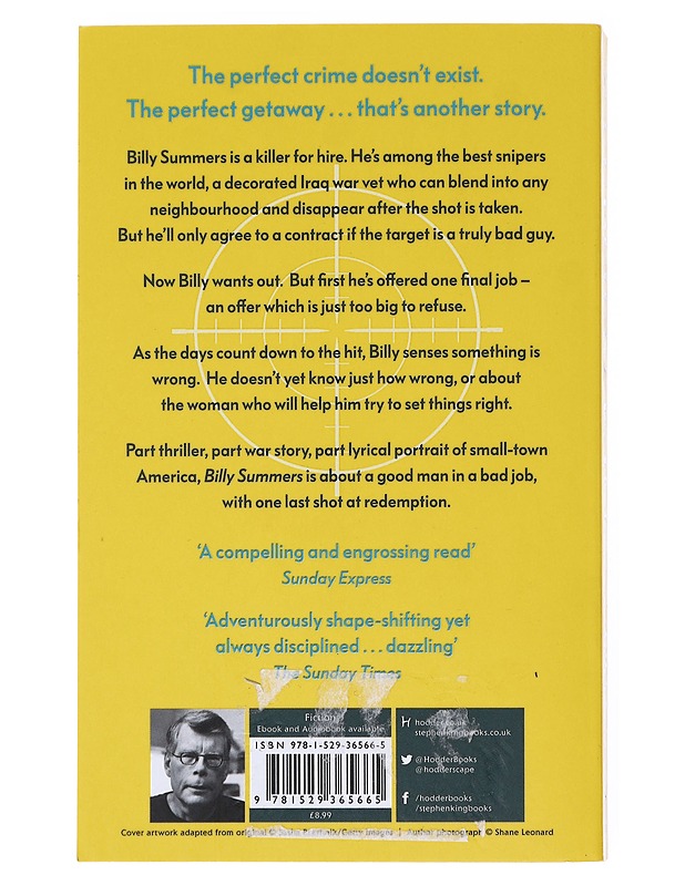 Billy Summers- Stephen King - Jännitys ja dekkarit - 10105513684 - 1