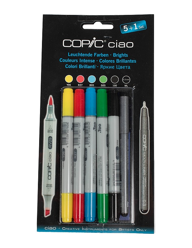 COPIC Ciao 5+1 kynäsetti - Askartelu - 10105513686 - 0