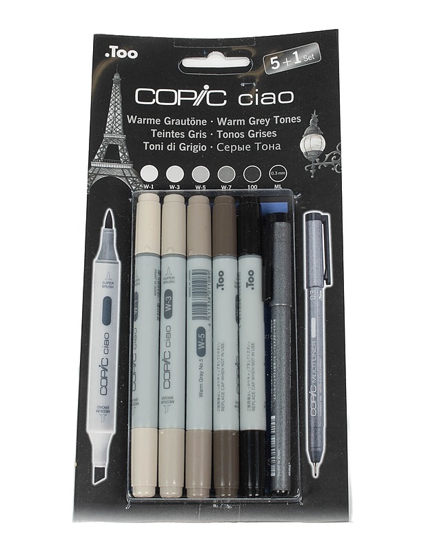COPIC Ciao 5+1 kynäsetti - Askartelu - 10105513693 - 0