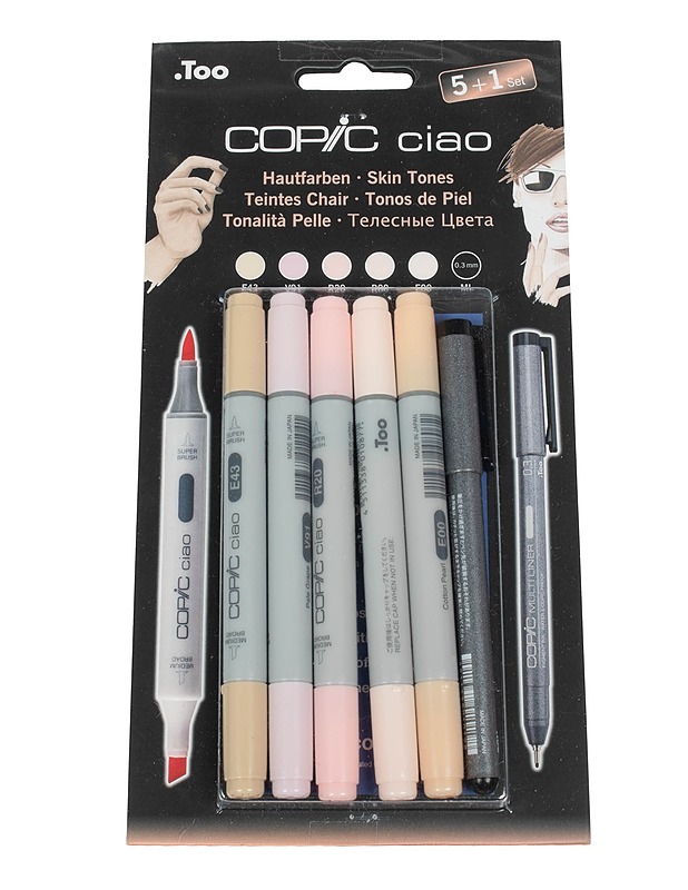 COPIC Ciao 5+1 kynäsetti - Askartelu - 10105513696 - 0
