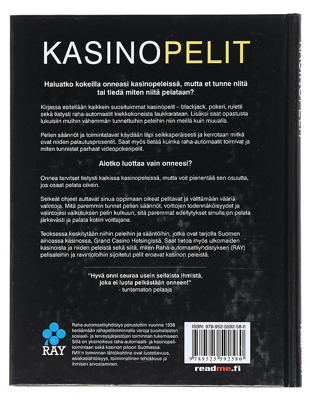 Kasinopelit - Pasi Ojala - Tietokirjat ja oppaat - 10105513699 - 1