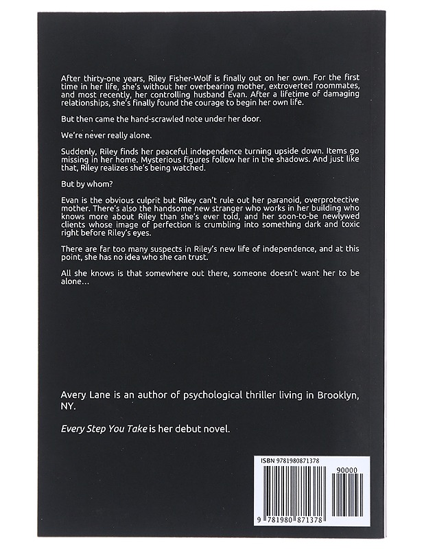 Every Step You Take- Avery Lane - Jännitys ja dekkarit - 10105513713 - 1