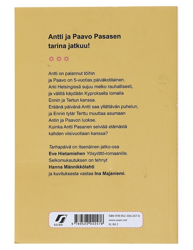 Tarhapäivä - Männikkölahti, Hanna - Romaanit ja novellit - 10105513717 - 1