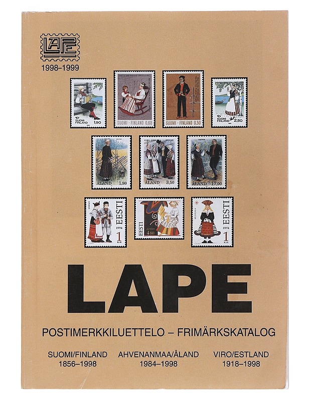 LAPE postimerkkiluettelo no: 61, 1998-1999  - Tietokirjat ja oppaat - 10105513731 - 0