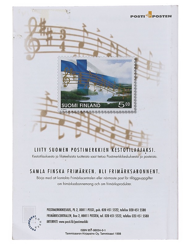 LAPE postimerkkiluettelo no: 61, 1998-1999  - Tietokirjat ja oppaat - 10105513731 - 1