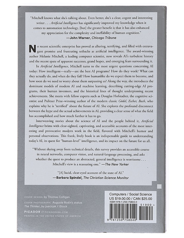 Artificial intelligence- Melanie Mitchell - Tietokirjat ja oppaat - 10105513749 - 1