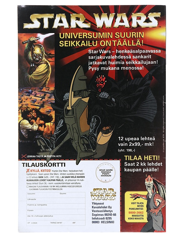 Star Wars Boba Fett 7/2001 - Sarjakuvat - 10105513748 - 1