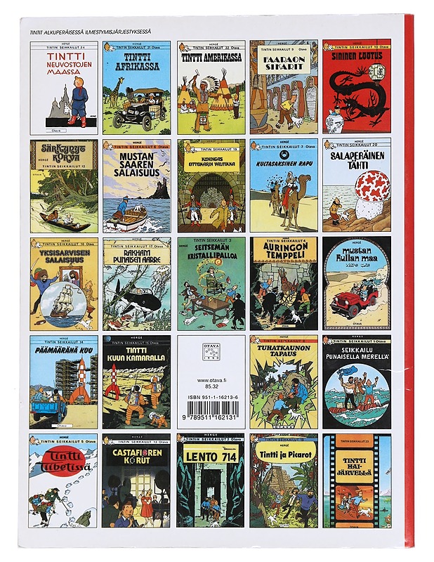 Kultasaksinen rapu - Hergé - Sarjakuvat - 10105513759 - 1