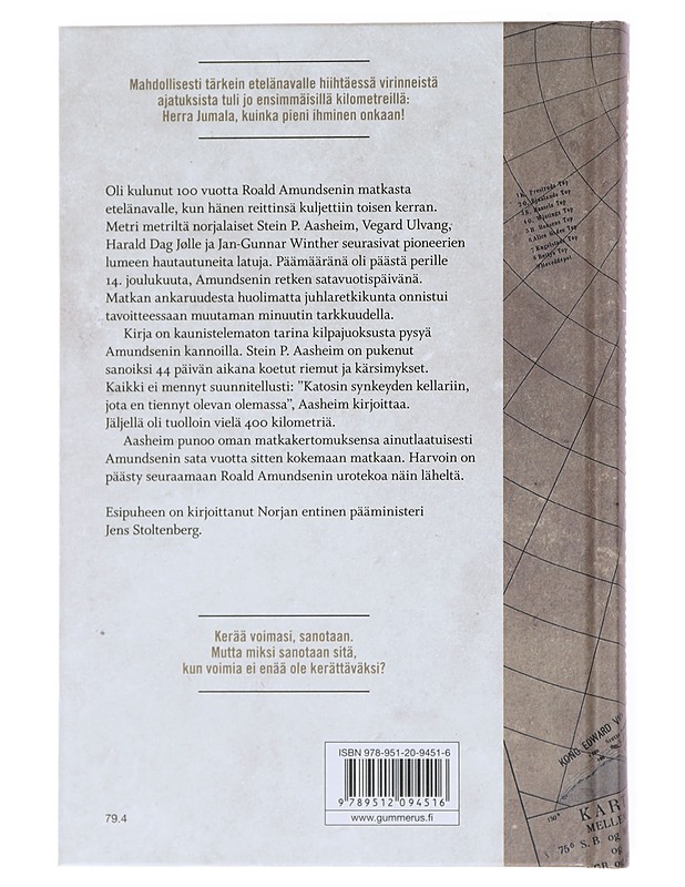 Hiihtovaellus etelänavalle : eräretki Roald Amundsenin jäljissä - Aasheim, Stein P. - Elämäkerrat ja muistelmat - 10105513773 - 1
