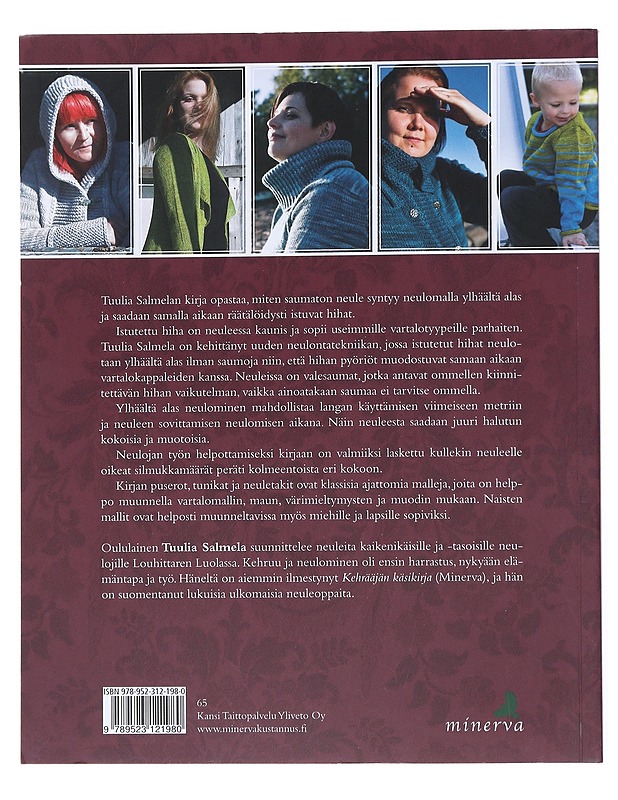 Neulo saumattomasti ylhäältä alas : istuvat hihat uudella tekniikalla - Salmela, Tuulia - Kirja lahjaksi - 10105513778 - 1