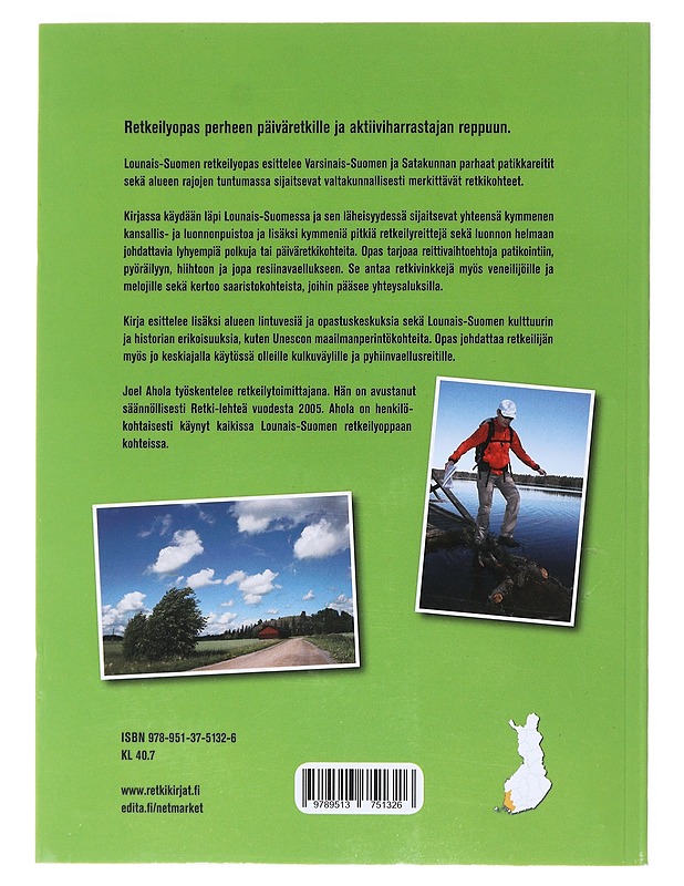 Lounais-Suomen retkeilyopas - Joel Ahola - Tietokirjat ja oppaat - 10105513794 - 1