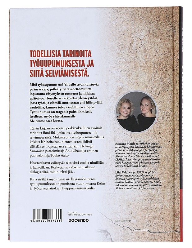 Työuupumuskirja - Marila, Rosanna - Kirja lahjaksi - 10105513811 - 1