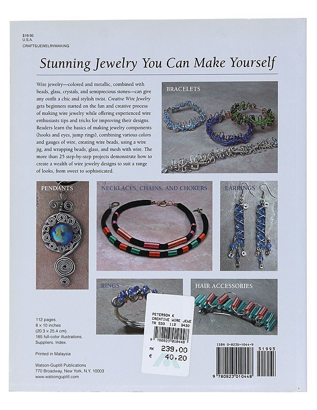 Creative wire jewelry - Peterson, Kathy - Tietokirjat ja oppaat - 10105513809 - 1