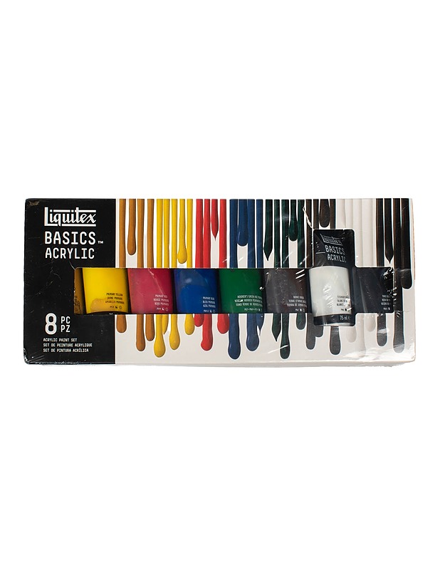LIQUITEX akryylivärit, 8 kpl - Askartelu - 10105513812 - 0