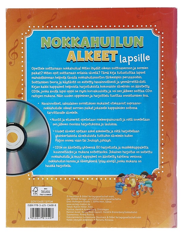 Nokkahuilun alkeet lapsille - Höller, Katrin - Lastenkirjat - 10105513820 - 1