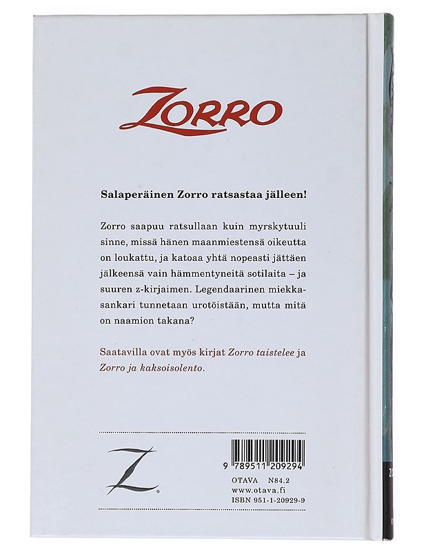 Zorro - Frazee, Steve - Nuorten kirjat - 10105513826 - 1
