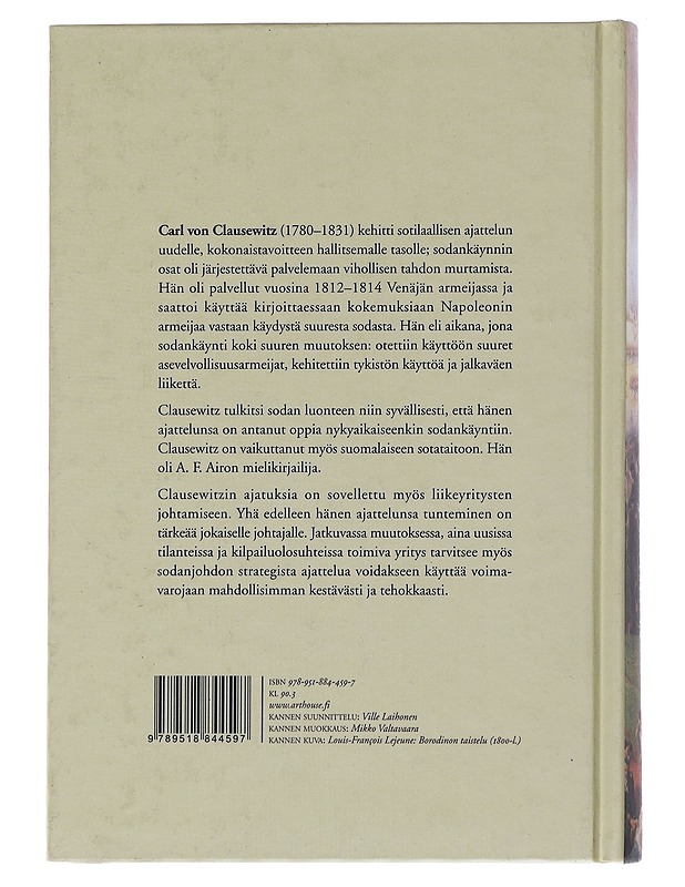 Sodankäynnistä - Clausewitz, Carl von - Tietokirjat ja oppaat - 10105513876 - 1