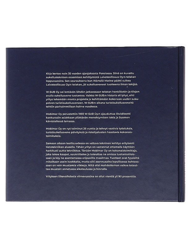 Meritekniikkaa sukellusveneistä surffaukseen : Mobimar Oy - Immonen, Pauli - Historiakirjat - 10105513878 - 1