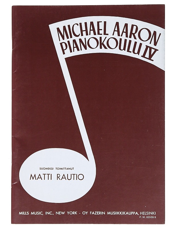 Pianokoulu 4 - Michael, Aaron - Musiikki- ja elokuvakirjat - 10105513925 - 0