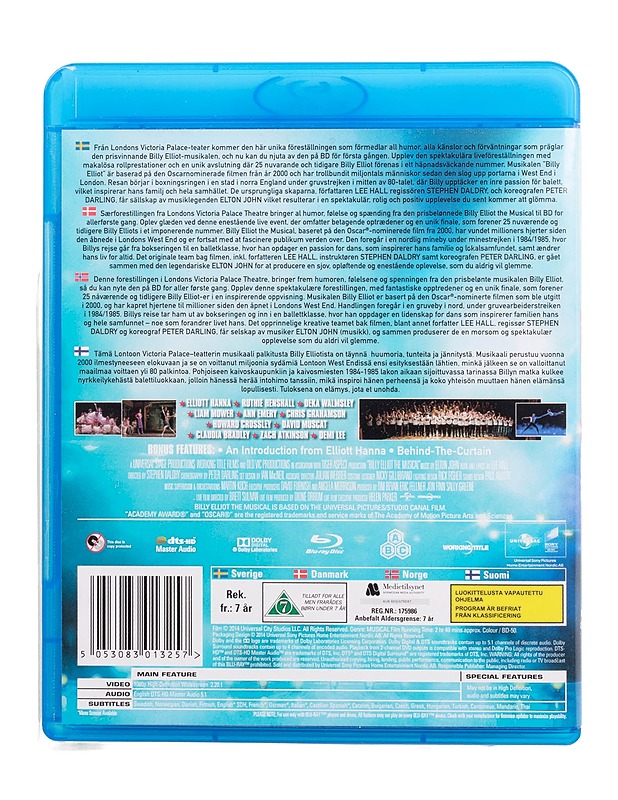 Billy Elliot - DVD - Blu-ray-levyt - 10105513949 - 1