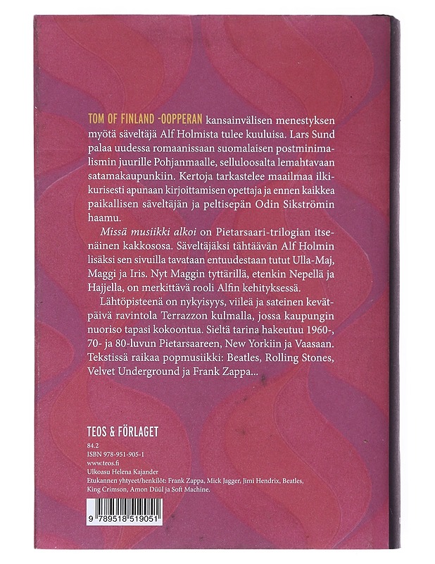 Missä musiikki alkoi - Sund, Lars - Musiikki- ja elokuvakirjat - 10105513989 - 1