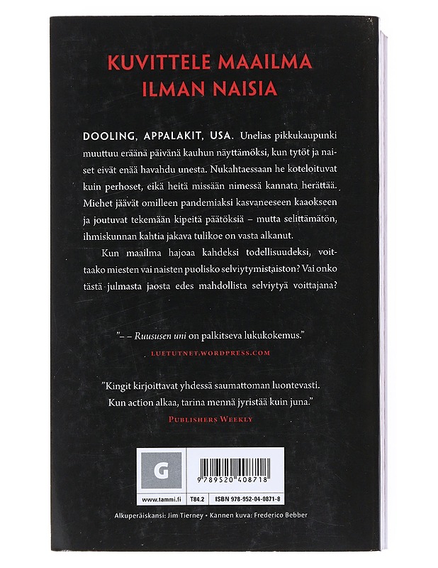 Ruususen uni - King, Stephen - Romaanit ja novellit - 10105514009 - 1